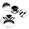 Custom Metal Chef Hat Wall Art, Personalized Kitchen Name Sign Decor