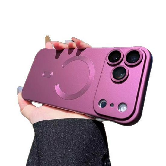Compatible with iPhone 16 Pro: Magnetic Metal Frame, Ultra-thin, Drop-proof Case