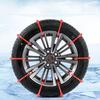 20Pcs Anti-skid Car Tyre Snow Chains Winter Outdoor Car Wheel Chains Emergency Double Grooves Anti Slip Chain Auto Accessories