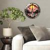 30cm Diameter Glass Wall Clock That Successfully Blends Usefulness with Beauty