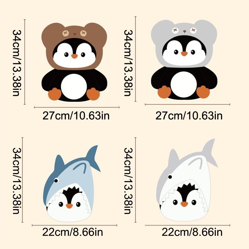 Cartoon Penguin Hand Towel Kitchen Bathroom And Toilet Hand Towel Hanging Type With Super Water Absorption Quick Drying