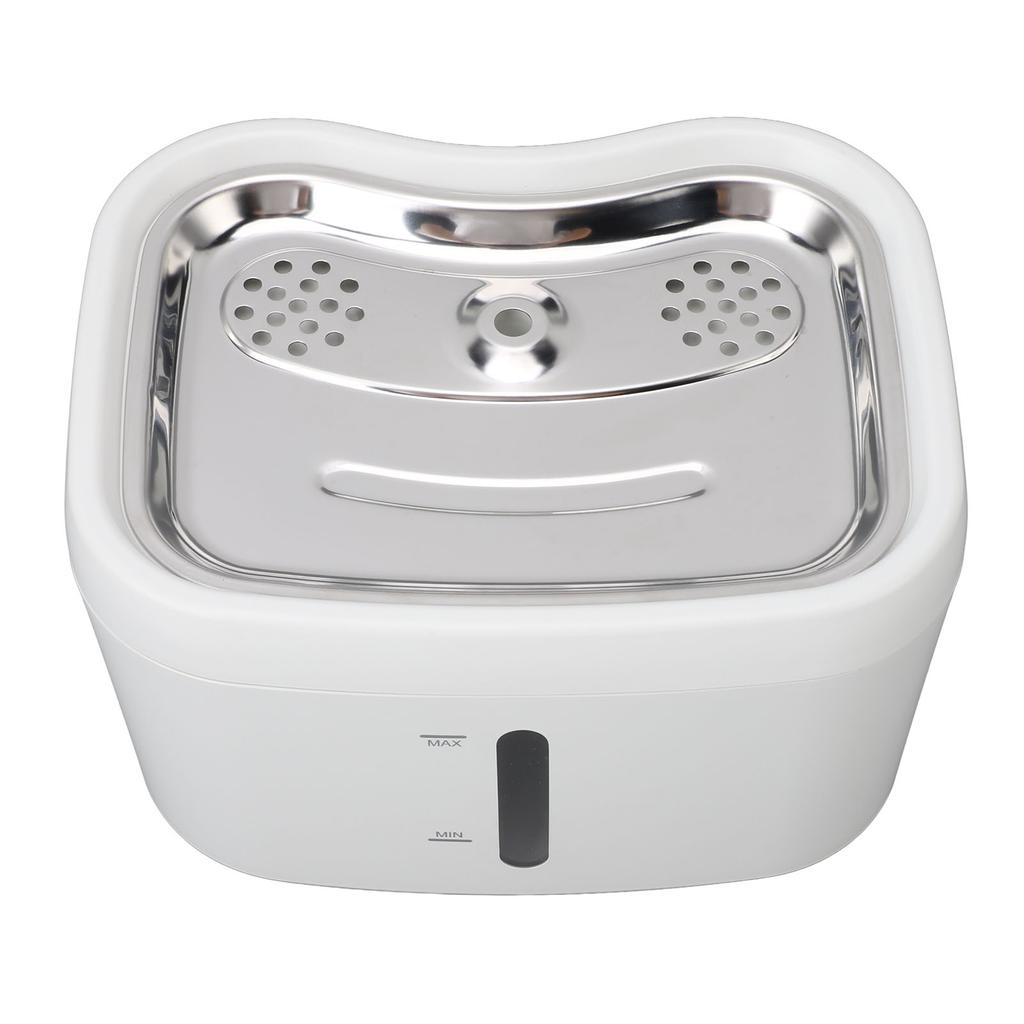 APP Smart Cat Water Fountain Automatic Circulation Indoor Pet Drinking Fountain Stainless Steel Tray