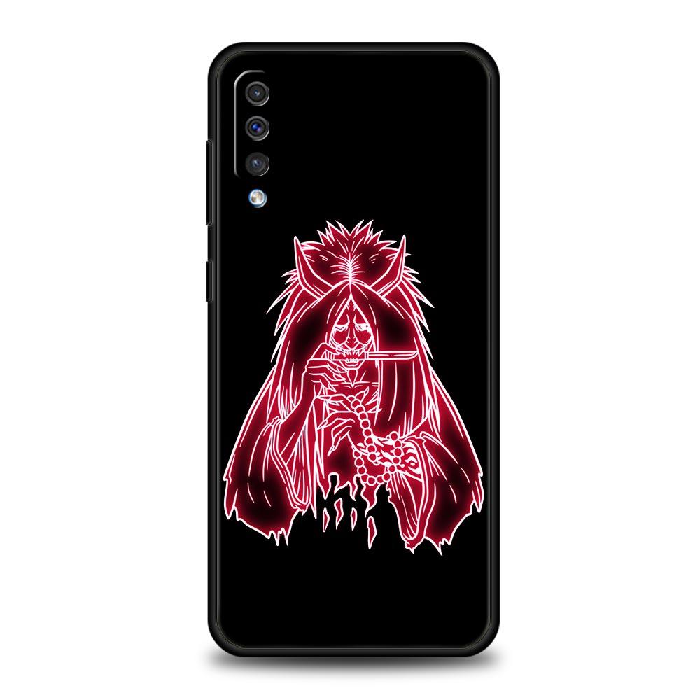 

Чехол для телефона Samurai Oni Mask neon для Samsung Galaxy A52 A50 A70 A10 A30 A40 A20S A20E A02S A12 A22 A72 A42 A32 5G A04s Samsung A20s