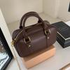 Maillard 2025 Retro Korean Postman Bowling Bag: Women's Shoulder & Messenger Handbag