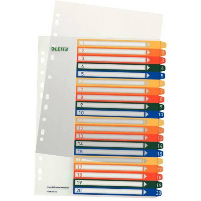 Leitz PC A4 Maxi Intercalaire 20 positions