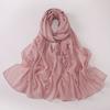 Silver Star Hot Drilling Chiffon Long Scarf Ethnic Fashion Women