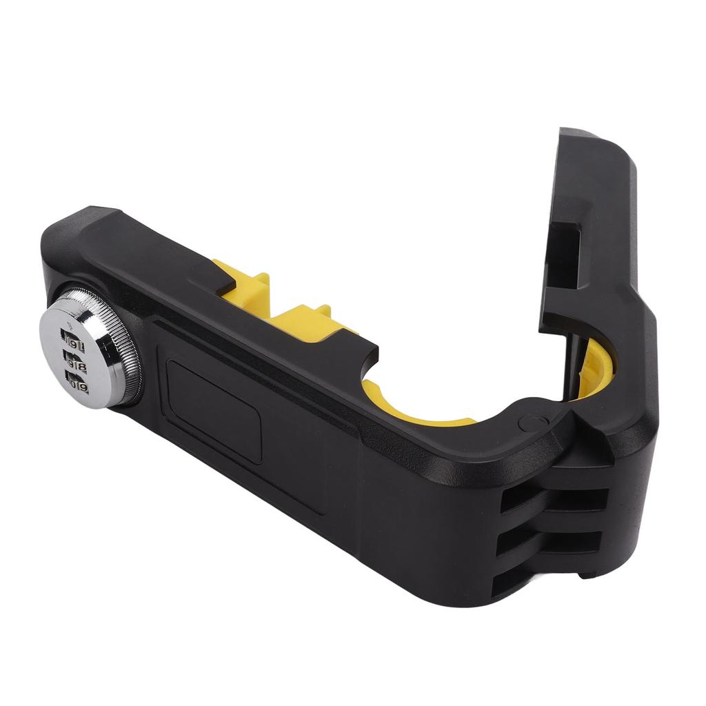 Bike Safety Padlock Universal Electric Bike Grip Lock Bike Handlebar Brake Lever Combination Lock Black