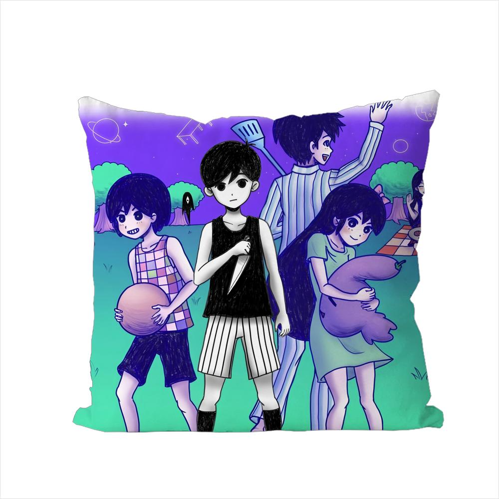 

Game OOMORI Pillow Case For Car Sofa Decorative Home Doublesided Print Plush Square Throw Pillow Cushion Cover 30x30cm