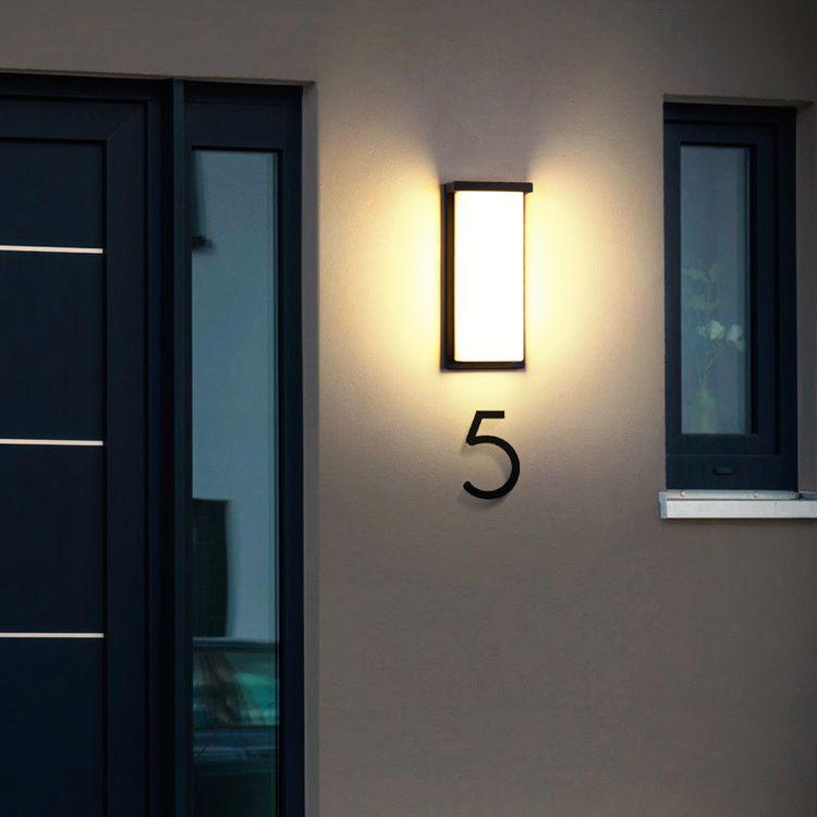 Waterproof Outdoor LED Wall Light for Bedroom, Entrance, Villa, Balcony, or Corridor.