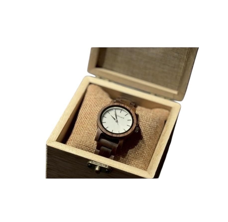 

on social Wooden wristwatch made of natural cute wood x watch x everyday x wood [Trending media] wood, stylish, cool, Natural fashionable