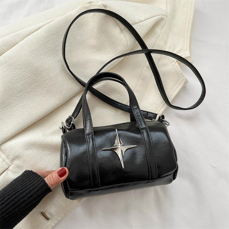 

Trendy Casual Pu Shoulder Bag For Women Stylish Crossbody Handbag In Black And Brown Colors StyleA