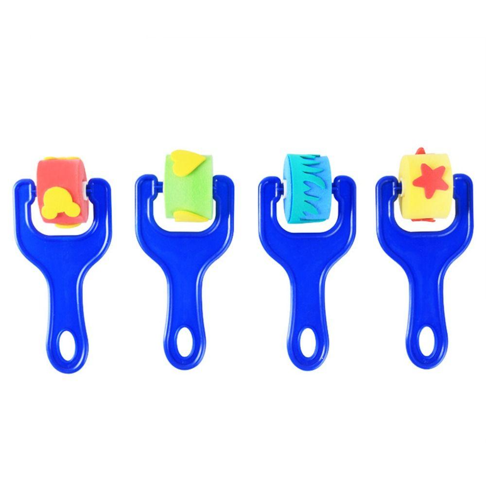 Mushroom Stick DIY Sponge Stamp Brush Sponge Brush Sponge Stamp Brush Kits   Kindergarten