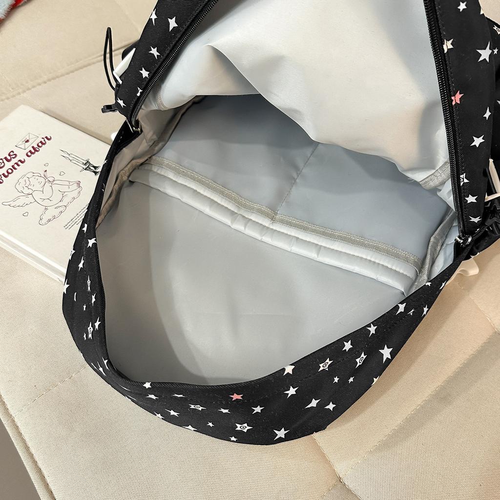 Schoolbag Korean Ins Wind Fresh and Sweet Soft Cute Girl Backpack High Value College Style Junior High School Student Star Backpack