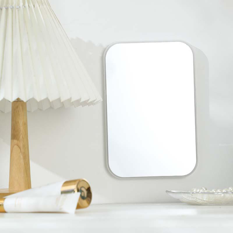 Portable HD Folding Makeup Mirror: Square Vanity for Dorm or Desk