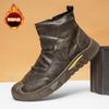 Men's shoes winter 2025 new waterproof, non-slip and wear-resistant tooling shoes trendy versatile shoes men's casual labor insurance shoes