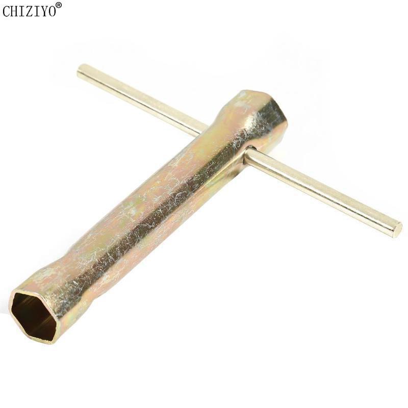 16mm 18mm Car Spark Plug Socket Sleeve Wrench Tool Double End Tublar Spanner with Torsion Bar Handle for Motorcycle Car Repair