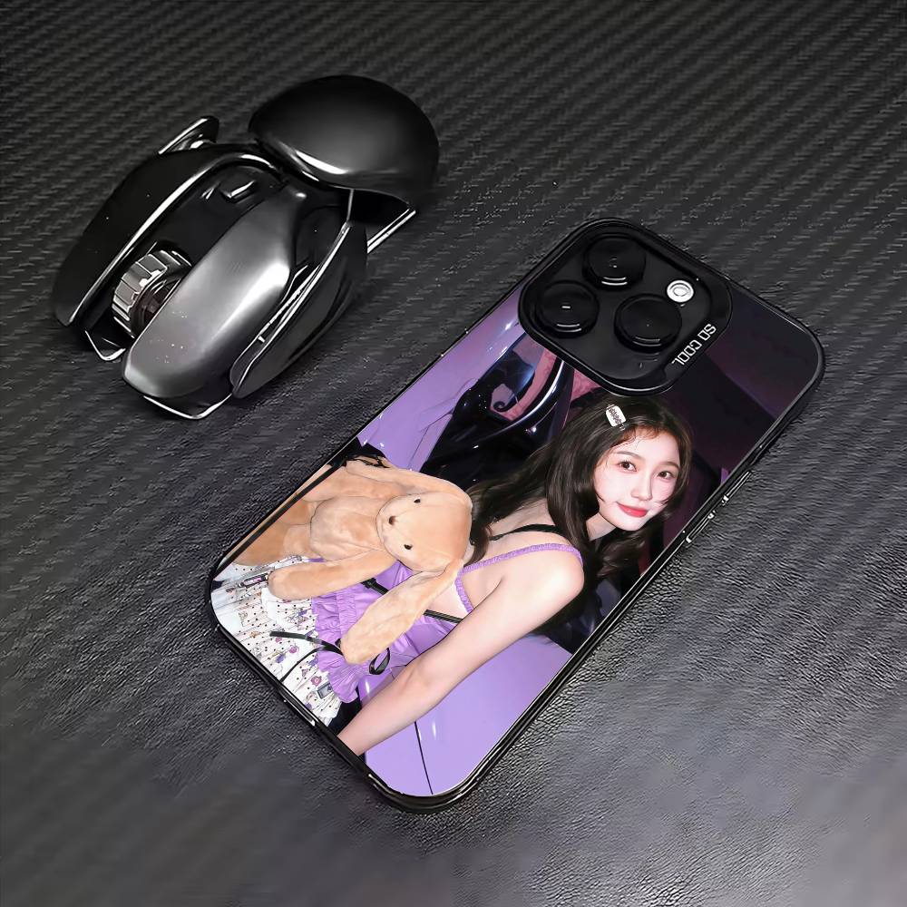 

E-Esther Yu Shuxin Phone Case For iPhone 17, 16,15,14,13,12,11 Plus,Pro Max, Colorful Silver Funda Cover iPhone12PROMAX