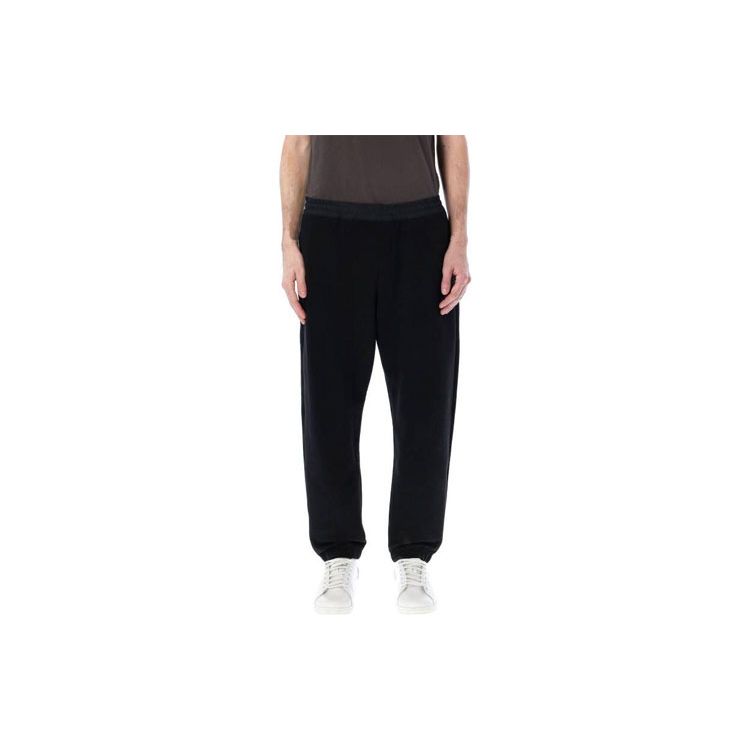 Emporio Armani Ss23 Solid Color Rubber Logo Knit Jogger Pants Men bottoms 3R1PV9-1JWPZ-0999 M