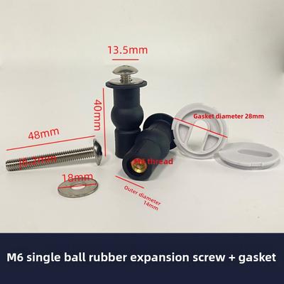 Toilet Seat Hinges Screws Toilet Seat Cover Close Top Fix Screws Nut Lid Pan Fixing Hinges Hole Fitting