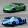1/36 Porsche Taycan Turbo S Cross Turismo Alloy Sports Car Model Diecast Metal Race Car Vehicles Model Sound Light Kids Toy Gift