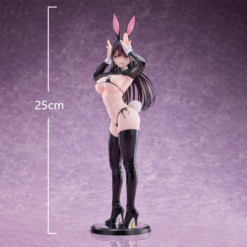 Figura Anime Ragazza con Orecchie da Coniglio Inversa Posizione in Piedi per Adulti Action Figure modelli coniglietta bellezza ornamento da scrivania figura per adulti Regali 25cm