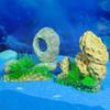 Aquariums Decorations Mountain Rockery Landscape Resin Craft Model Statue for Shrimp Fish Fishtanks Hideouts Cave House