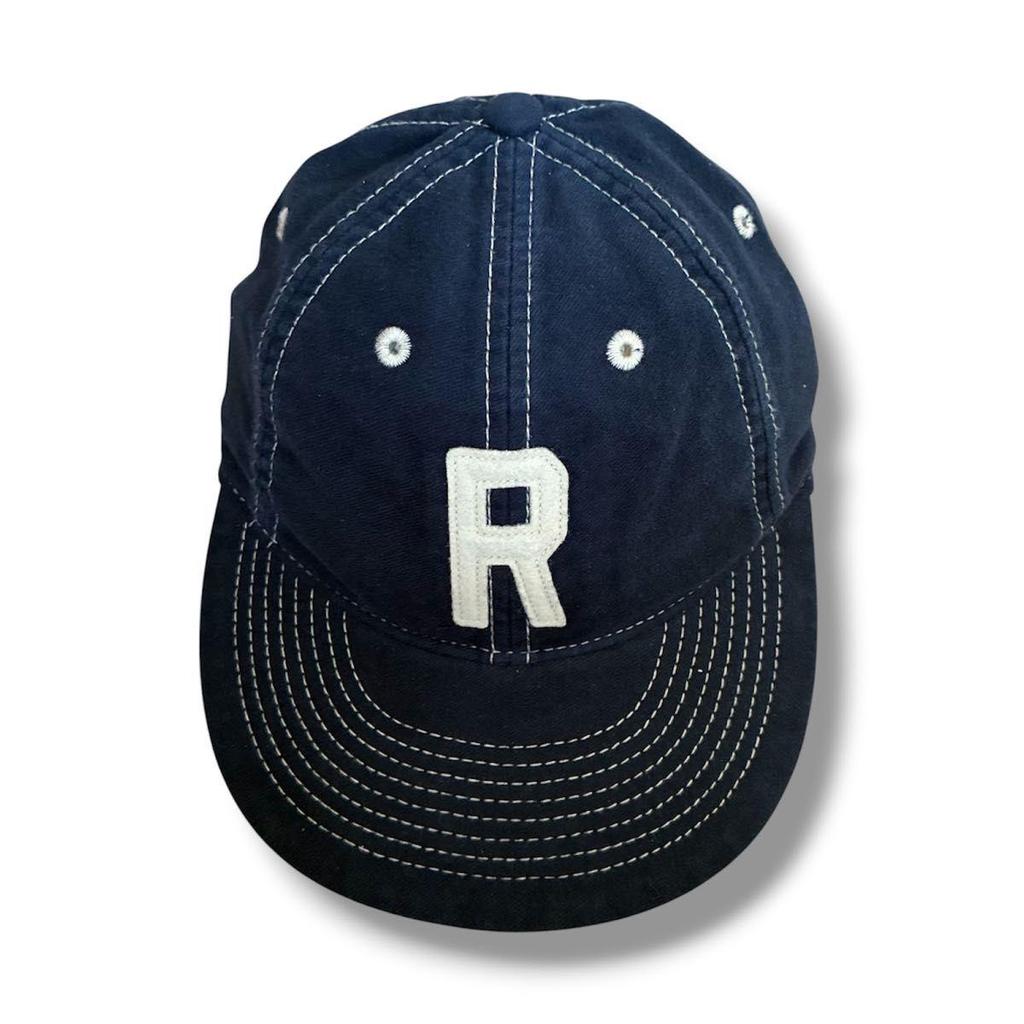 Used Polo Ralph Lauren Baseball Cap Navy R Logo Embroidery