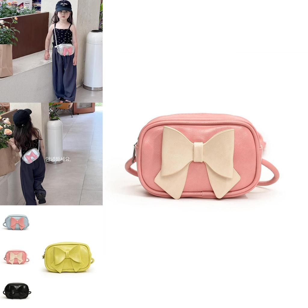 Stylish Mini Kids Crossbody Bag With Fashionable Bow Design For Boys And Girls