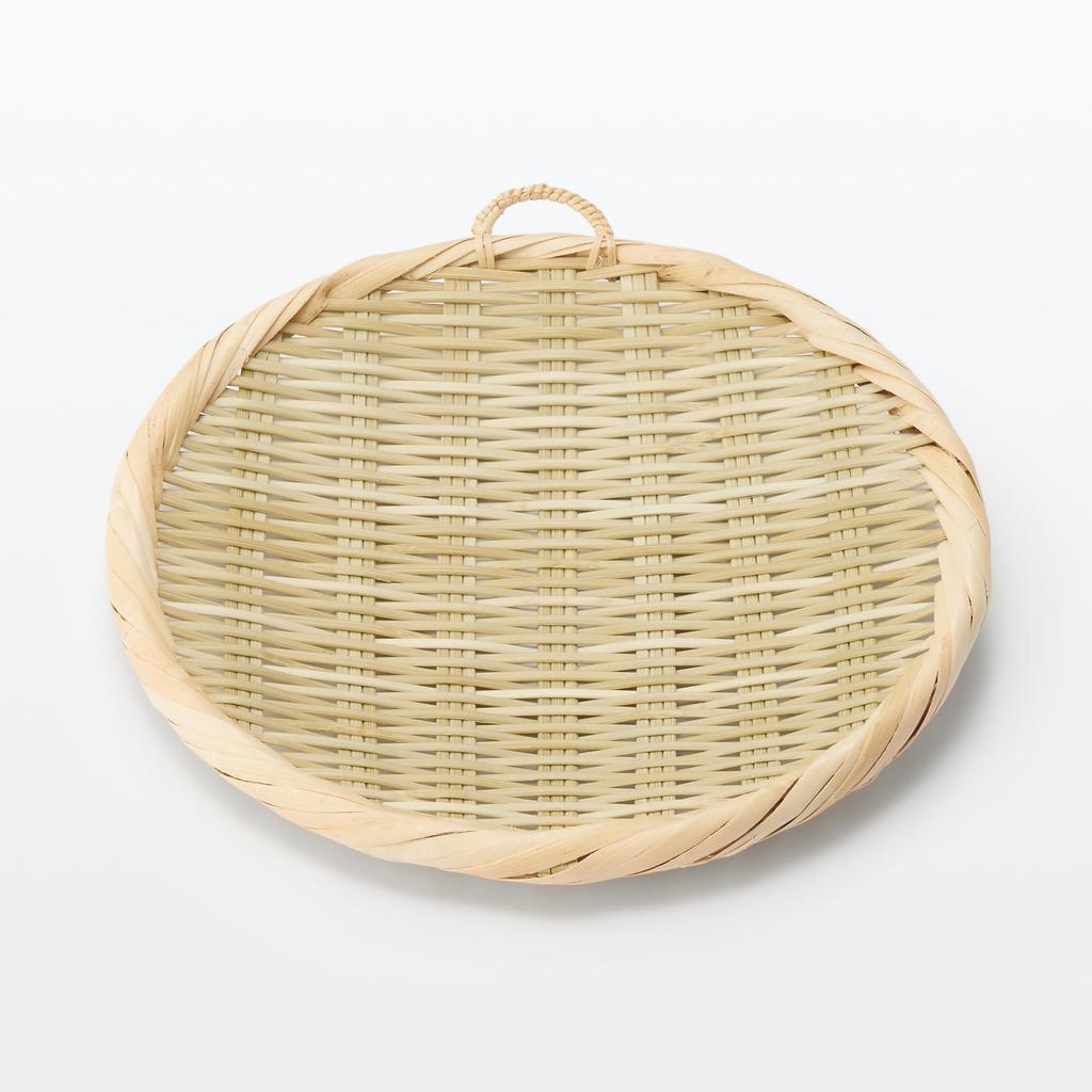 MUJI Bamboo Mat Weave Tray Colander Small MC10IA4S