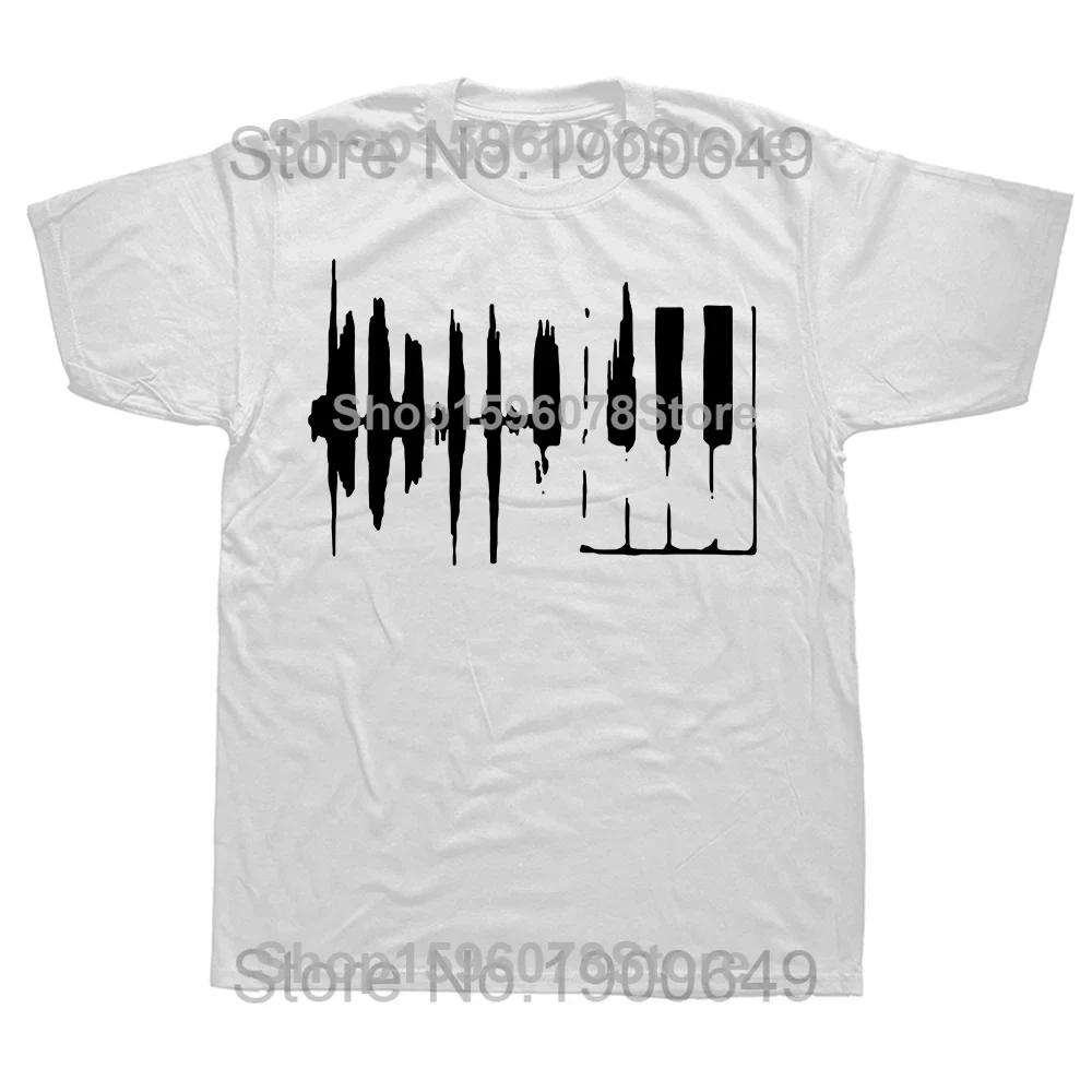 Funny Don't Touch My Piano T Shirt Summer Style Graphic Cotton Streetwear Music Band Keyboard Player Gifts T-shirt Mens Clothing