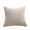 Double-Sided Texture Corduroy Striped Throw Pillow Covers, Modern Aesthetic Pillowcases Vintage Cushion Covers for Living Room Bedroom Sofa