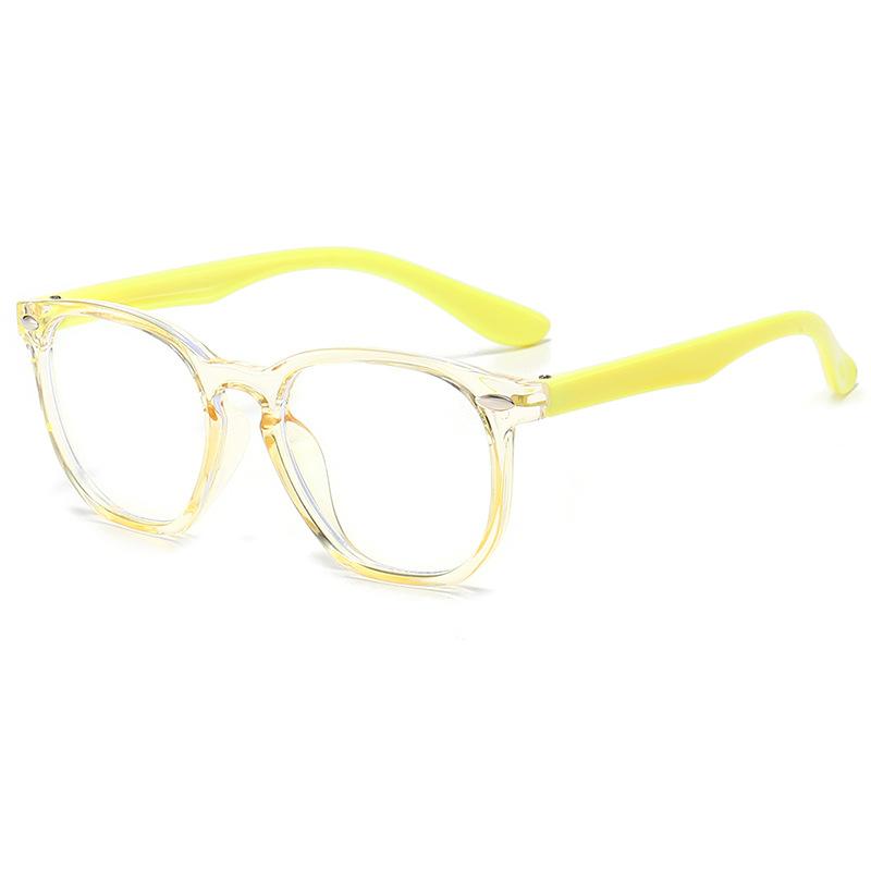 Transparente Runde Computerbrille Kinder Anti Blaulicht Rechteckige Brille Blockierende Optische Brille für Kinder