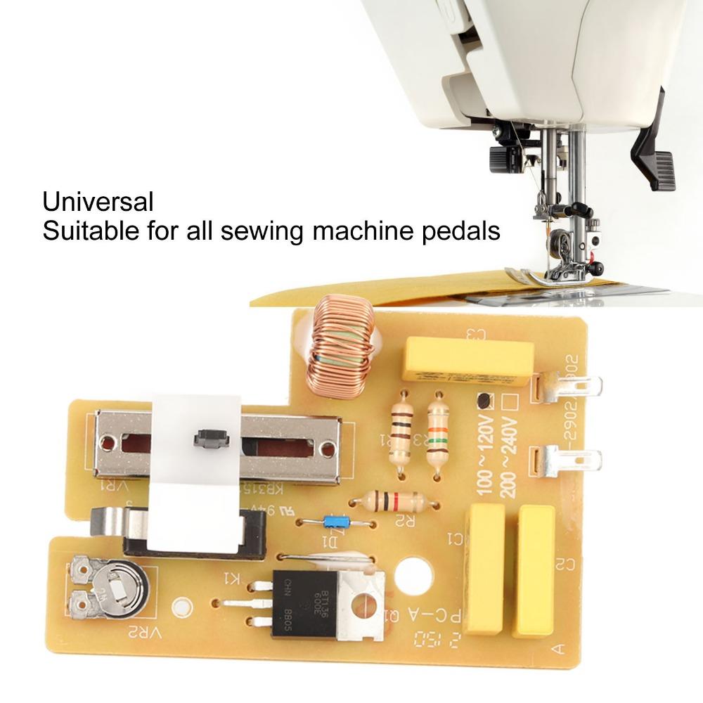 Responsive Sewing Machine Pedal Plastic LED Constant Current Replacement Circuit Board Metal AC-DC Driver