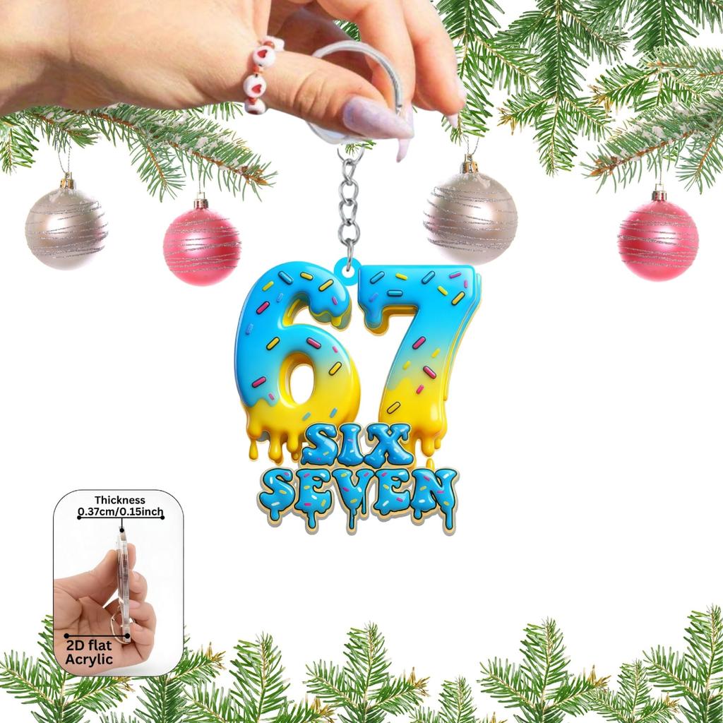 2D flat acrylic keychain - multiple colors available, perfect for backpack decoration and car key pendant
