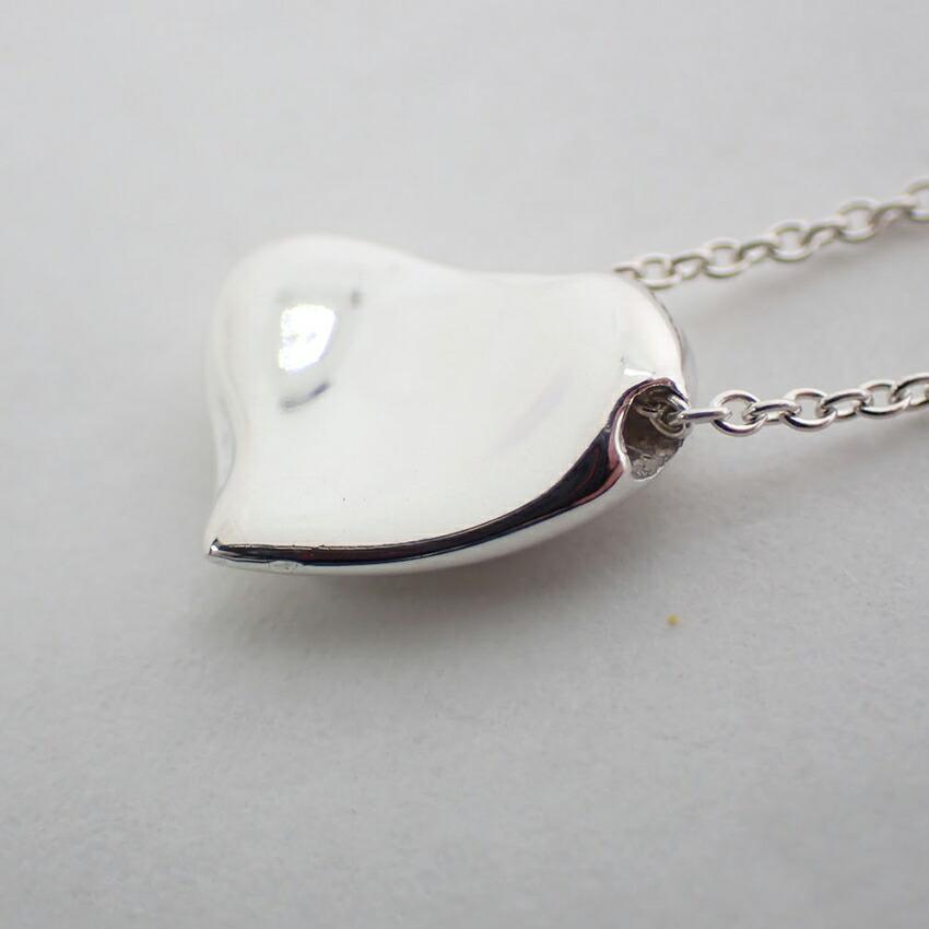 [Used] TIFFANY 925 Full Heart Pendant/Necklace/g523-13