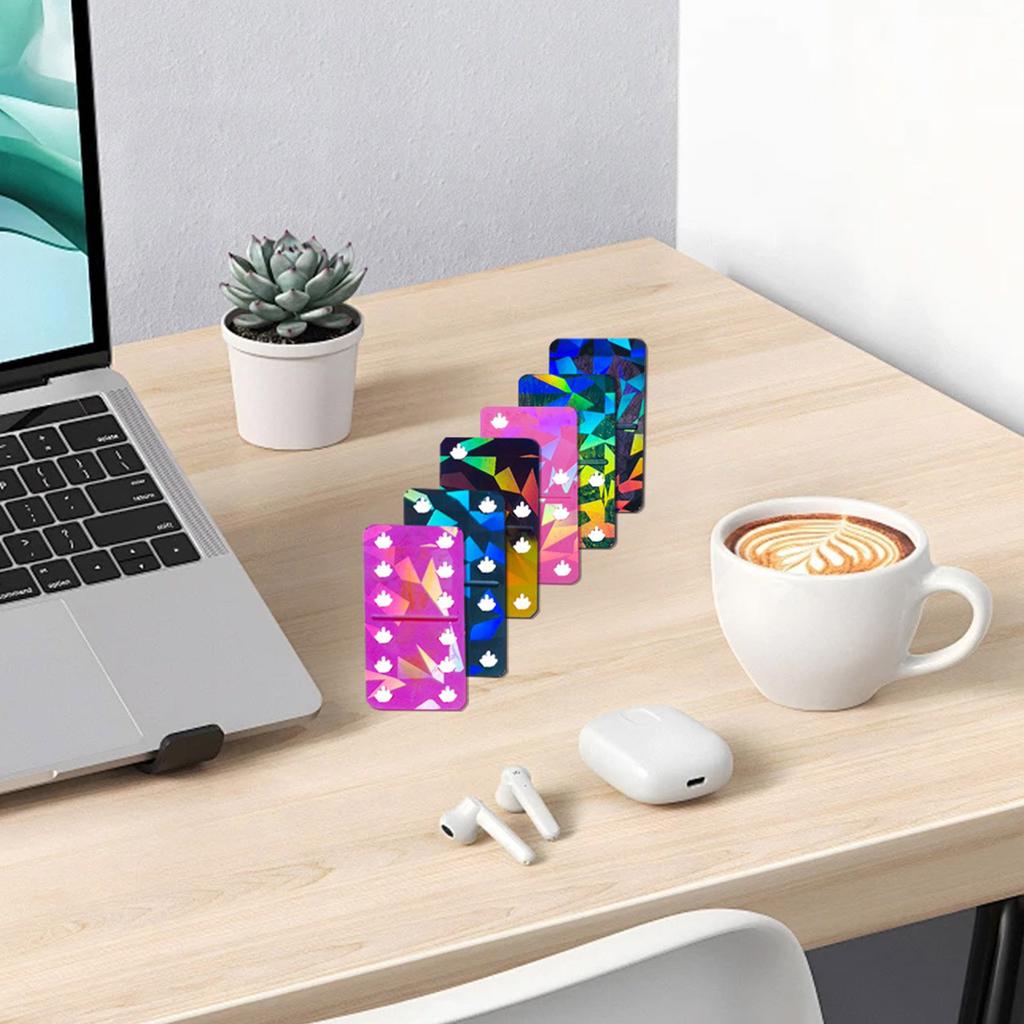 Creative 28 Slots Sturdy Silicone Dominoes Mold for Resin Castes and Clay Craft Jewelry Making Tool for Pendants