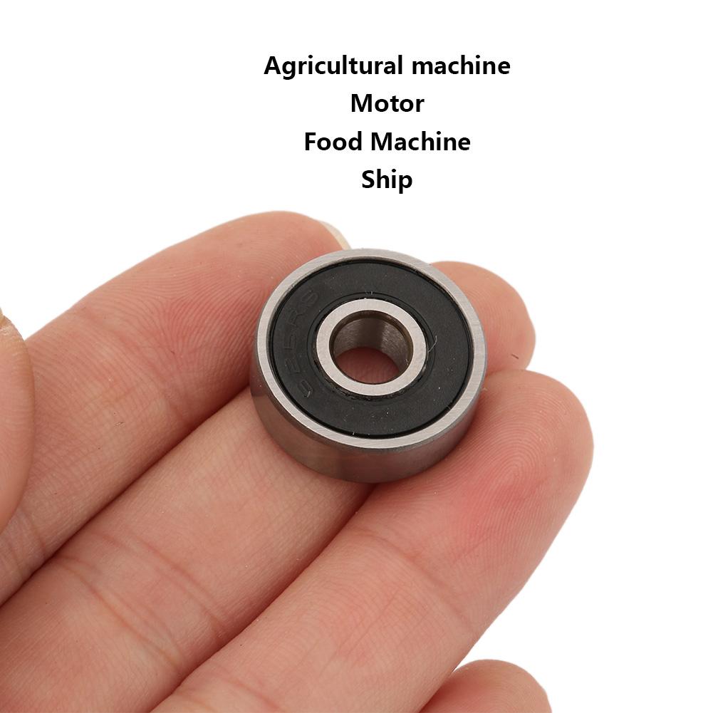 3456mm I.D 10131619mm O.D Double Side Rubber Sealed Deep Groove Steel Ball Bearings(626