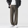American Pinstripe Drape Casual Pants Men's Autumn Loose Large Size Straight Trousers Men's High-end Trousers