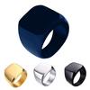 Anello di Coppia Stile Semplice Hip Hop Geometrico Lucido Decorazione Tutto Abbinabile Regalo Uomo Donna