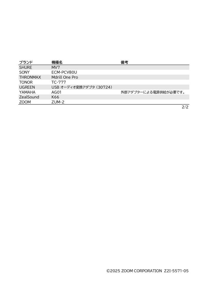 Zoom P2 Podcast Recorder, Black, Palm-Sized, with AI Noise Reduction, Streaming USB Microphone Recorder, Supports Two USB Microphone Inputs and Two