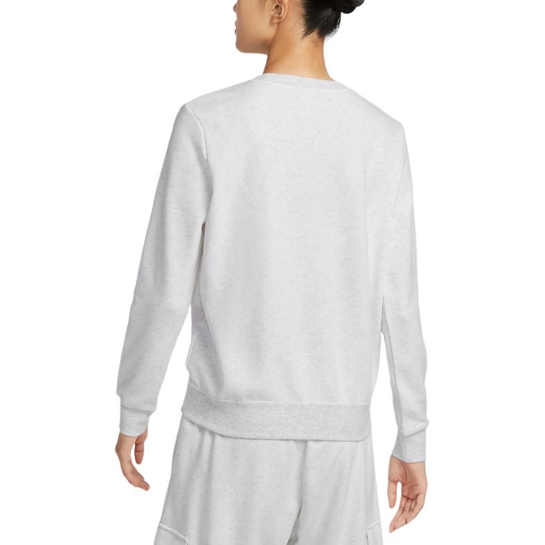 Nike Sportswear Club FW24 Mode Rundhals-Pullover Langarm-Sweatshirt Damen-Sweatshirt Weiß DQ5474-051