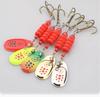 Factory Direct 5Pcs Spinner Lure Set Metal Artificial Hard Bait for Freshwater Bass Salmon Catfish Angling