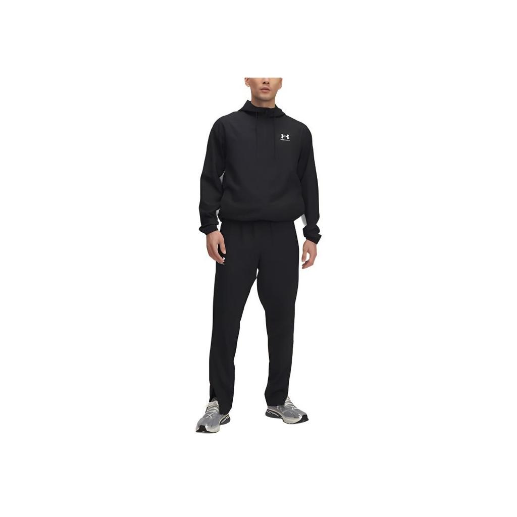 Under Armour Rival Sports Leisure Series Markenlogo Gewebtes Elastisches Atmungsaktives Freizeit-Hose Herrenhose Schwarz 1390150-001