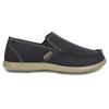 Crocs Santa Cruz Lazy Abrasion Resistant Low-Top Athleisure Shoes Men's Denim Black