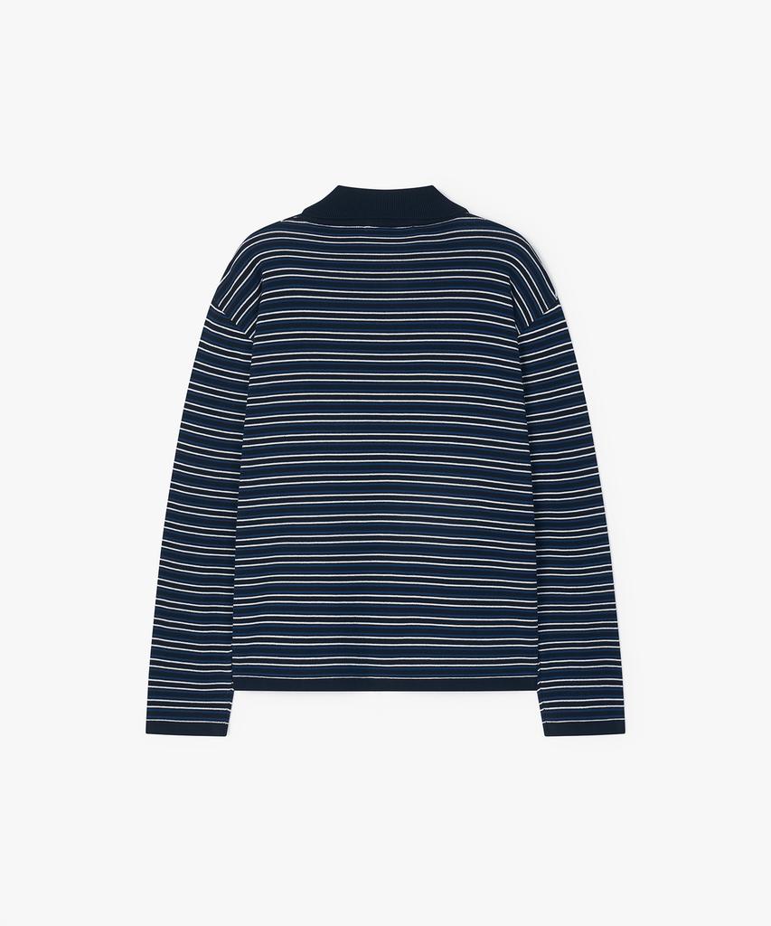 Peullojeulum Lecce Polo Cotton Knit Navy