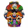 10 Colors Dragon Ball Cartoon Printed Hoodies 2025 Vintage Merch Hoodie Men and Women Hip-hop Sports Pullover Sweatshirt