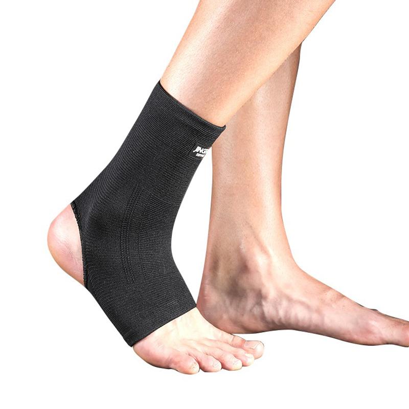 Jingba Support 1 Pcs Black Nylon Compression Ankle Brace for Outdoor Sports Joint Protection Dropshipping