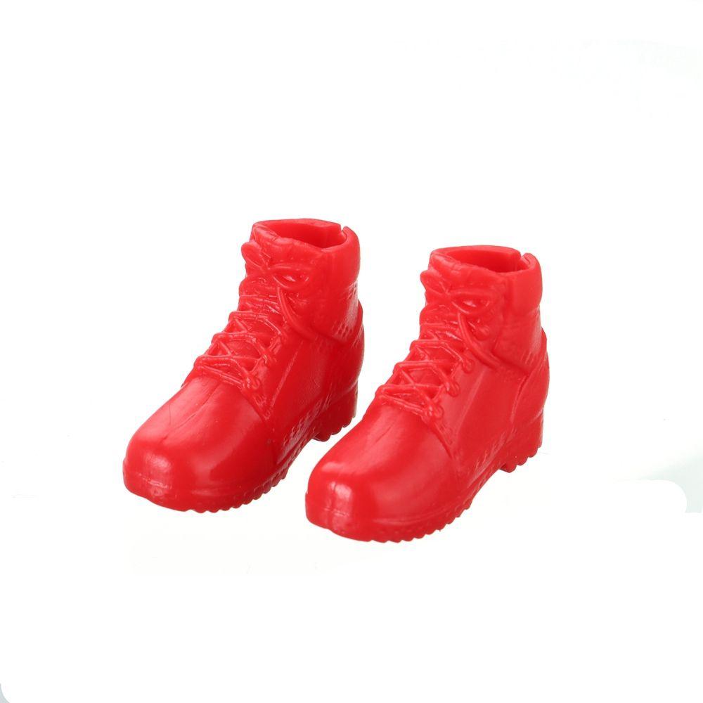 Bunte Weibliche Fußlänge 2,2cm Puppenschuhe Socken Heldenpuppen Stiefel Lang Kniehohe Stiefel Zubehör