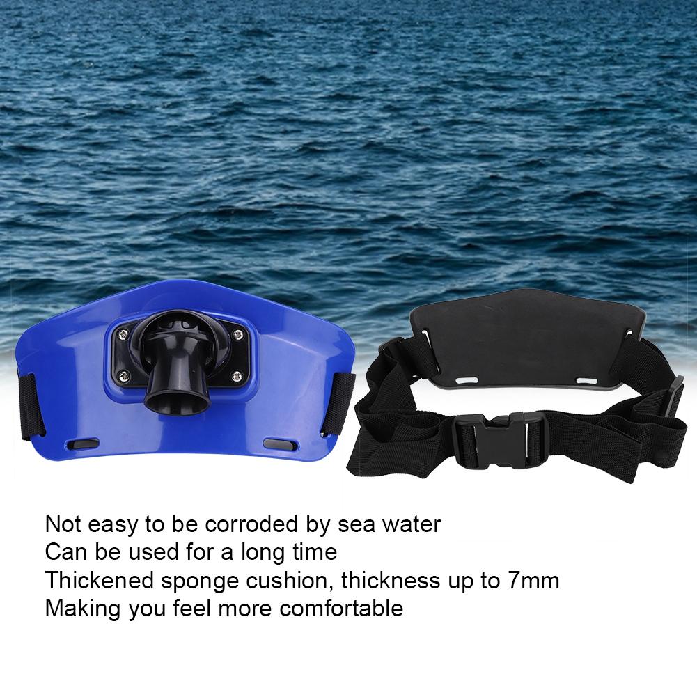 ABS Rotating Belly Top Belt Fishing Gear Hard Plastic Protective Boat Fishing Tackle(Blue)