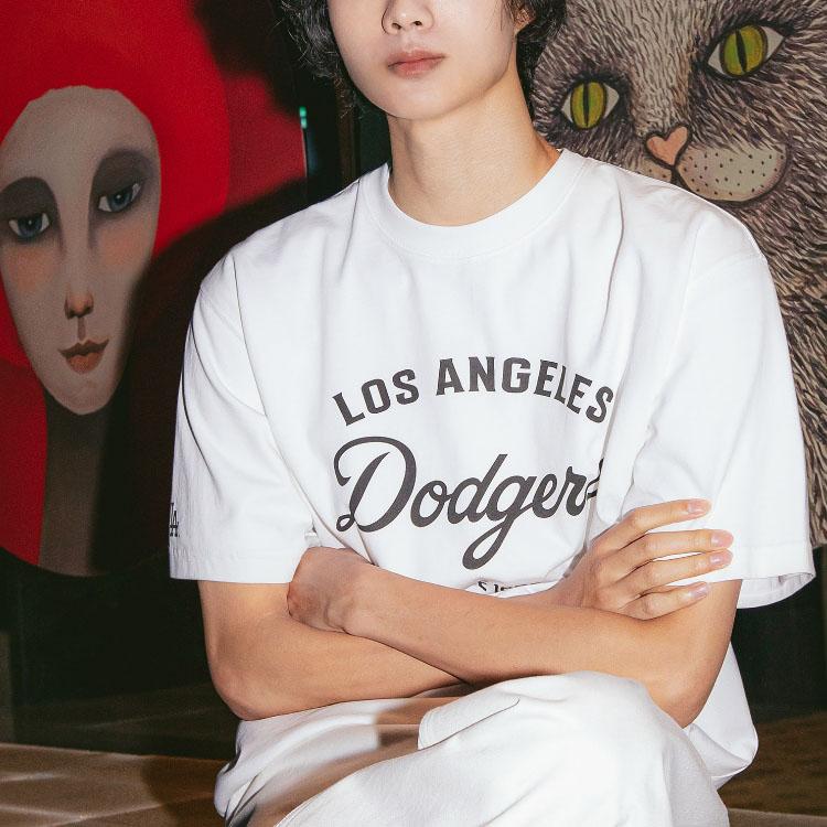 New MLB Los Angeles Dodgers T Shirts Men's White 3ATSB4033-07WHS